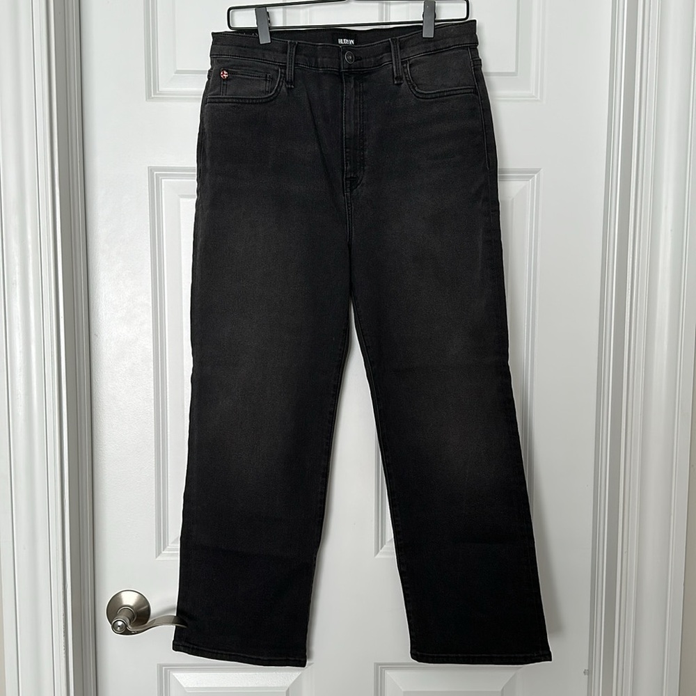 Hudson cropped black jeans